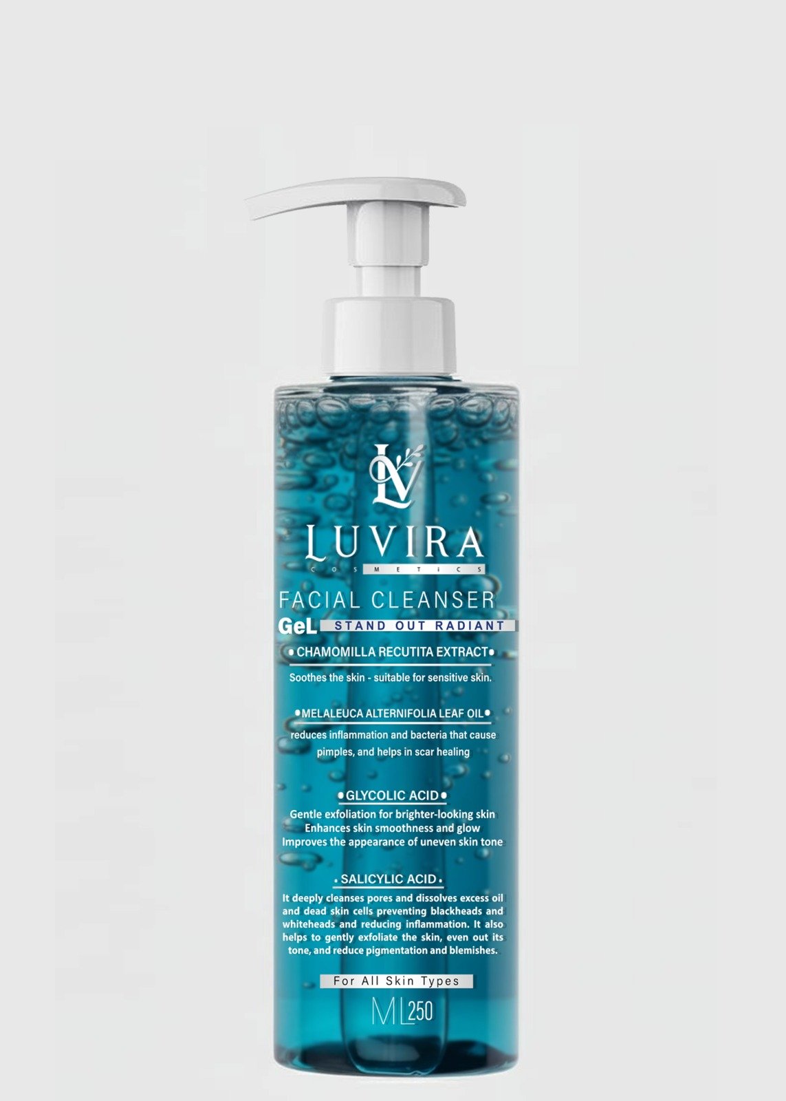 WhatsApp Image 2026-06-14 at 1.20.26 PM *لوفيرا غسول جل للوجه – 250 مل (Luvira Facial Cleanser Gel – 250 ML)* - الصورة 1