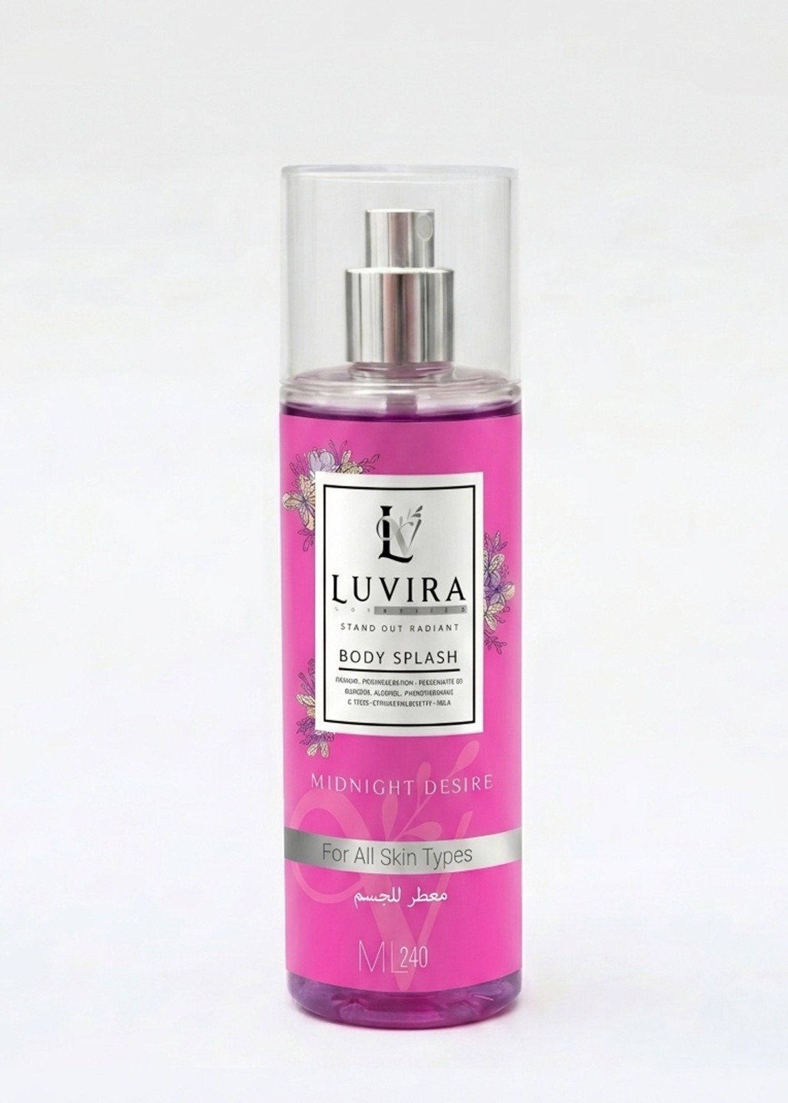 WhatsApp Image 2026-06-14 at 1.21.48 PM (1) *لوفيرا معطر للجسم "ميدنايت ديزاير" – 240 مل (Luvira Body Splash Midnight Desire – 240 ML)* - الصورة 1